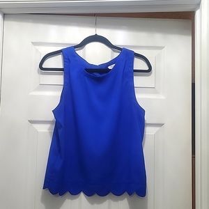 Women's M Royal Blue Tobi Tank w/ Open Back